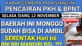 INFO CAIR PKH amp BPNT NOVDES HARI ININAH YG DINANTI2 BAGI KPM YANG BELUM CAIR HARUS TAHU INFO INI [upl. by Anot720]