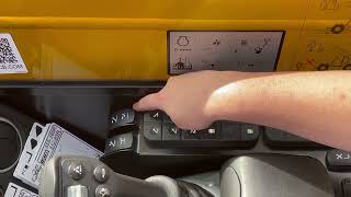 JCB 51283R Using Outriggers Button Controls [upl. by Dusty]