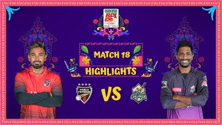 Match 18  Highlights  Comilla Victorians vs Chattogram Challengers [upl. by Gnilrits362]