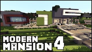 Minecraft  Modern Mansion 4 [upl. by Earal]