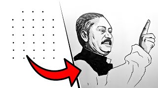 How To Draw 7th March Speech of Bangabandhu Sheikh Mujibur Rahman  ৭ই মার্চের ভাষণ [upl. by Ahsimik]