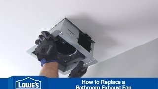 How To Install a Bath Exhaust Fan [upl. by Cyb]