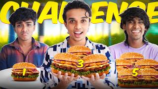 LAYERS FOOD CHALLENGE 😱 1 vs 3 vs 5 😜 We Talks [upl. by Yren]