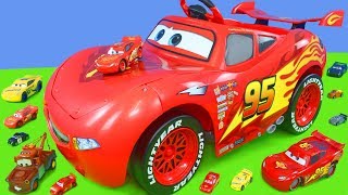 Adventure of Lightning McQueen Power Wheels Ride On Car Toy Pretend Play [upl. by Sankaran]