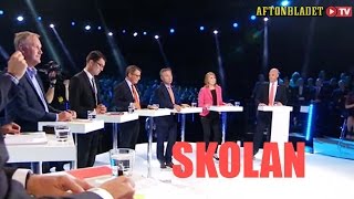 Partiledardebatt  Skolan [upl. by Morganstein]