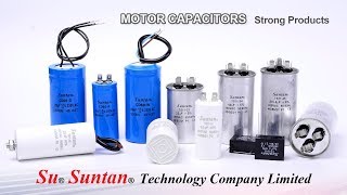 Suntan 250VAC 370VAC 450VAC Motor Running and Starting Capacitors [upl. by Tullius]