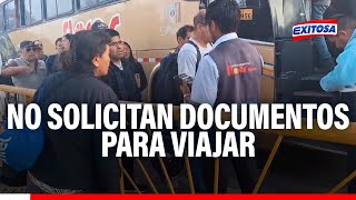 🔴🔵SJM Terminal de Atocongo sin extranjeros pero venden pasajes sin solicitar documentos [upl. by Eilahtan]