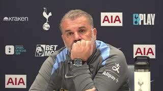 quotTHERES NO REASON WHY WE CANT CHALLENGE FOR THE TITLEquot PRESS CONFERENCE Postecoglou Spurs Arsenal [upl. by Pressey]