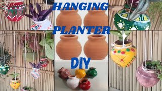 Make Beautiful Terracotta Pot Hanging Planters At HomeTerracotta Pot Decoration ideas 💡 [upl. by Anawd156]