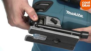 Makita 4350T decoupeerzaag Productvideo NLBE [upl. by Ttihw178]