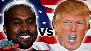 KANYE VS TRUMP Who Said It – Totally Clevver [upl. by Ellebasi440]