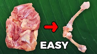 How To Debone a Chicken Leg [upl. by Frayne]