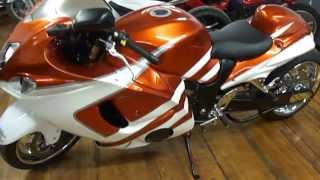 A Custom 2011 Suzuki GSXR 1300 Hayabusa built Garwood Custom Cycles Motorcycle Video [upl. by Marena240]