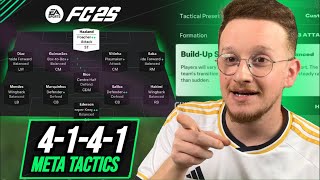 The New OVERPOWERED Formation Best 4141 Custom Tactics EA FC 25 [upl. by Vite]