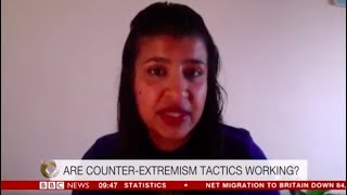 BBC News Are Counterextremism tactics working Zubeda Limbada [upl. by Kotta258]