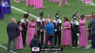 uil state marching band championships 4a finals session and awars [upl. by Arracahs430]