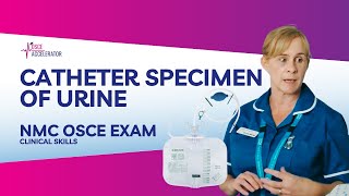 NMC OSCE  Catheter Specimen of Urine Clinical Skill  OSCE Guide [upl. by Dwayne738]