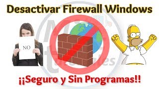 Tutorial Como Desactivar Firewall Windows Bien Explicado  Todas las Versiones  Quitar Firewall [upl. by Nniw]