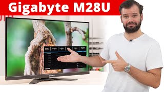 Gigabyte M28U Monitor Review  The Best Gaming Experience [upl. by Tnelc]