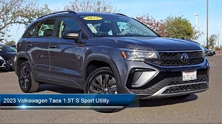 2023 Volkswagen Taos 15T S Sport Utility Tracy Stockton Modesto Manteca Antioch [upl. by Ahscrop]