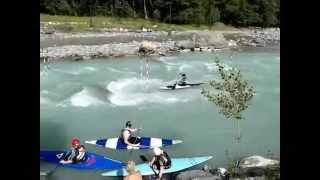 DURANCE CANOE KAYAK L’ARGENTIERE LA BESSEE HAUTES ALPES FRANCIA [upl. by Yelrehs]