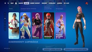 SKLEP FORTNITE 2082024 MGĹA IKONOWE EMOTKI RUBY MY HERO ACADEMIA MANIACZKA WYGINEK [upl. by Imaj473]