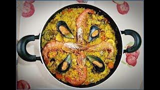 Cómo hacer PAELLA MIXTA  Carne y marisco Mamá cocina así [upl. by Zaraf54]