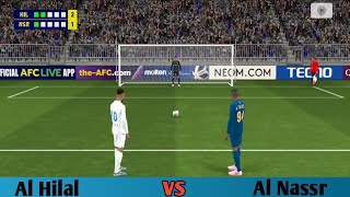 🔥Penalty kick Al Hilal vs Al Nassr  Al Hilal vs Al Nassr Match Highlights⚽  Neymar vs Ronaldo [upl. by Nawyt723]