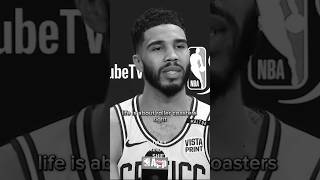 Jayson Tatum Interview  Life Is A Roller Coaster [upl. by Atrahc]