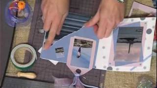 Scrapbooking tutorials mini album delle vacanze part 2 [upl. by Eed]