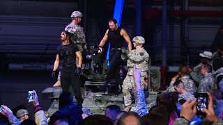 The Shield arrive in a tank Tribute to the Troops 2013 [upl. by Leandre]