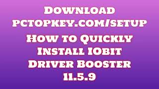 How To Download and Install IObit Driver Booster 1161 Manual [upl. by Paley]