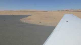 Landing in Lüderitz in an Air Namibia ERJ135 [upl. by Yehsa582]