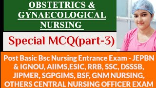 obstetrics amp gynaecological nursing II post basic bsc nursing entrance II all nursing exams part3 [upl. by Adianes]