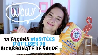 Les différentes utilisations du bicarbonate de soude pour le nettoyage et la maison [upl. by Einnahc]