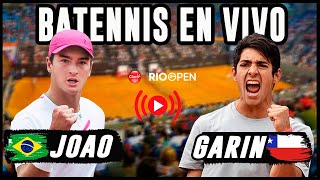 Cristian Garin vs Joao Fonseca  ATP 500 Rio Open  Reaccionando en vivo [upl. by Lehcar]