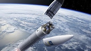 Ariane 5 met sur orbite quatre satellites Galileo [upl. by Ennovahs335]