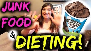 HOW TO KEEP JUNK FOOD IN THE HOUSE WHILE DIETING Nicole Collet [upl. by Virge]