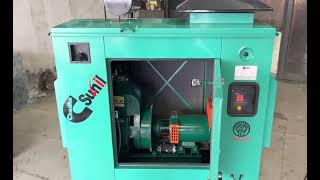 10kva Silent Generator Full description with Ampre Load testing with Price Silent DG  Silent Genset [upl. by Scurlock]