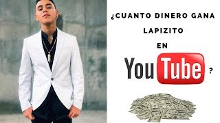 Cuanto dinero gana LAPIZITO en youtube [upl. by Nariko]