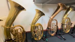 Euphoniums  Baritones Tenorhorns at The Brass  Shop [upl. by Assille]