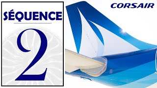 SÉQUENCE 25  CORSAIR A330neo  Je découvre la 1ère clase et la premium de Corsair en Martinique [upl. by Pulsifer]