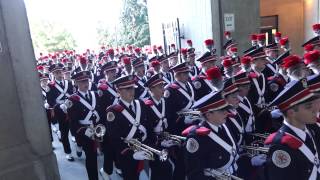 The Ohio State Marching Band Marches into the Stadium Sings I Wanna Go Back 9 27 2014 [upl. by Delbert235]