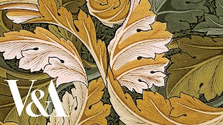 How was it made Block printing William Morris Wallpaper  VampA [upl. by Ecahc254]