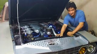 Tutorial 221 supercharger triple carb Turbo Triple supercharger inline six i200i250 [upl. by Sivehc]