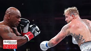 Jake PaulMike Tyson Boxing Match Draws 108M Viewers Worldwide  THR News [upl. by Wrench]