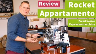 Rocket Appartamento Espressomaschine  Super Espresso amp Verbesserungspotential Review [upl. by Omer]