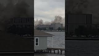 Implosion Capital One Tower Demolished Lake Charles Louisiana September 7 2024 implosion shorts [upl. by Langill67]