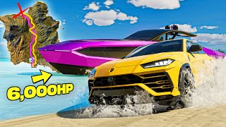 6000HP Lamborghini vs 650HP Lamborghini in The Crew Motorfest [upl. by Nirred]