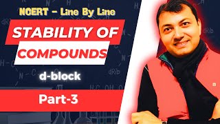 Stability Of Compounds dblock  Part 3  By Mannu Sir  In Hindi  chemistry [upl. by Suilmann]